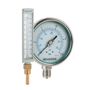 Manometers, thermometers 