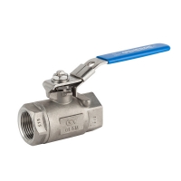 Stainless steel ball valve, 2 piece 