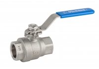 Stainless steel ball valve, 2 piece 