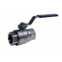 Stainless steel ball valve, 2 piece, NPT thread