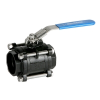 Carbon Steel WCB full port ball valve, 3 piece 