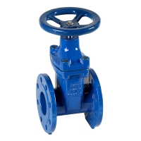 Gate valve with EPDM closing