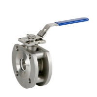 Stainless steel full port ball valve, Wafer Type