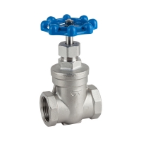 Threaded ends gate stainless steel valve