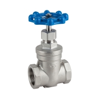 Threaded ends gate stainless steel valve