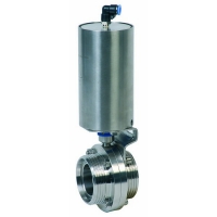 Three ways ball valve, T bore with monophasic electric actuator 