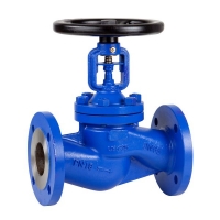 Bellows globe valve for thermal oil 