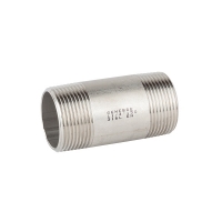 Stainless steel fittings: Barrel Nipple M-M 