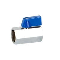 Mini ball valve NP16, f-f