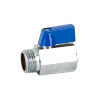 Mini ball valve NP16, m-f