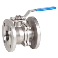 Stainless Steel full port ball valve, Flanged ends 