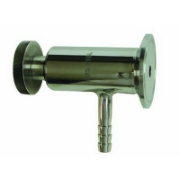 Stainless steel clamp end sampling valve