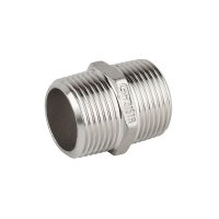 Stainless steel fittings: Barrel Nipple M-M