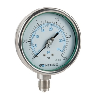 Bourdon tube pressure gauge 