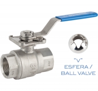 2015 "V" control ball valve, 2 pieces