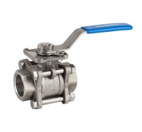 2025V “V” control ball valve, 3 pieces